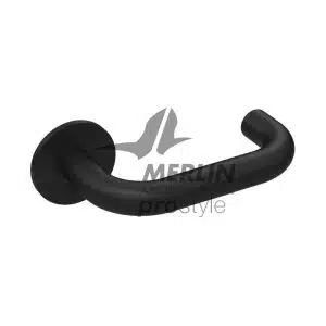 Prostyle Pair of Rtd Levers 19mm on Unsprung Roses - Matt Black