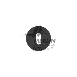 Prostyle Keyhole Escutcheon - Matt Black