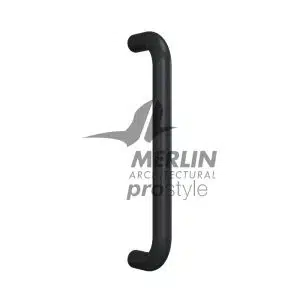Prostyle D-Pull Handle Bolt Through 19mm Diameter 225mm - Matt Black