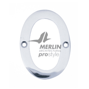 Prostyle Numerals 0-9 - Polished Chrome