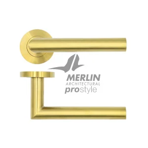 Prostyle Mitred Lever Handle - Satin Brass