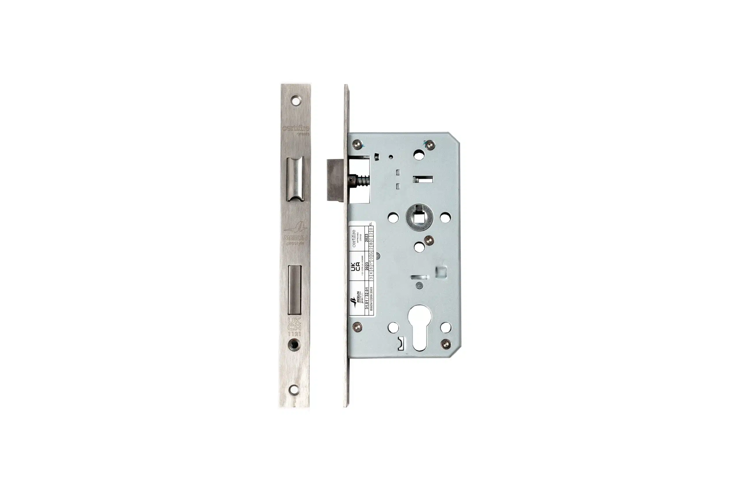 Prostyle DIN Euro Sashlock Premier - Satin Stainless Steel
